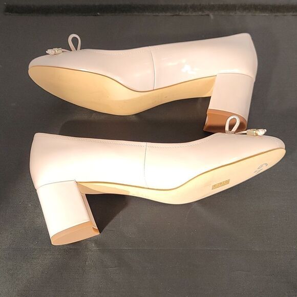 BRAND NEW KATE SPADE NEW YORK WOMEN'S BEV  BOW PATENT LEATHER BLOCK HEEL - Picture 8 of 13